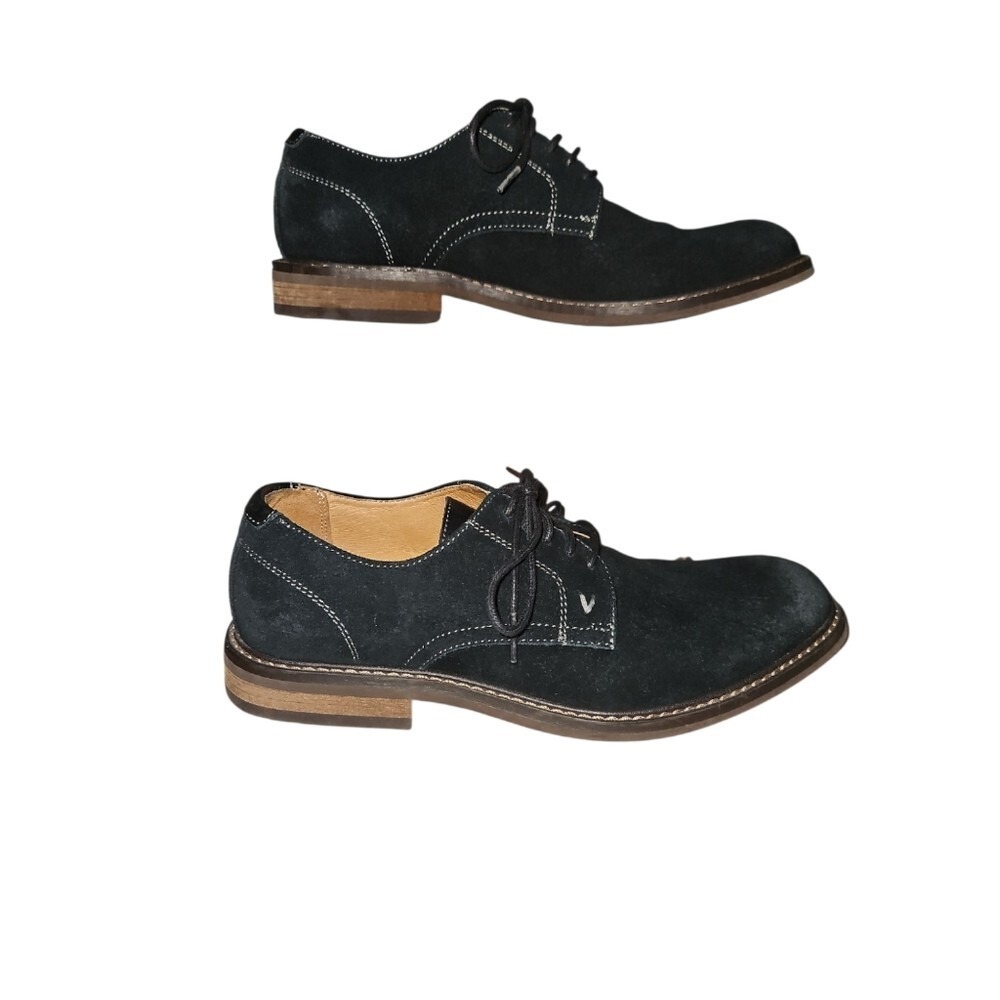 Vionic Browery Graham Black Suede Oxford Men's Dress Shoe Size 8
